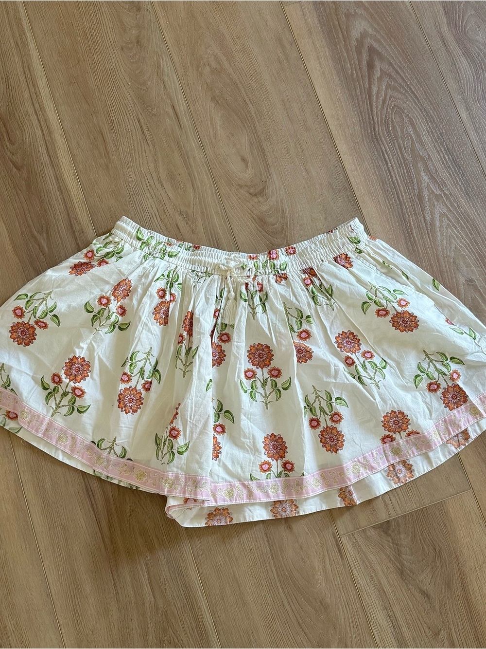 Old Navy Boho shorts with Orange Floral Print